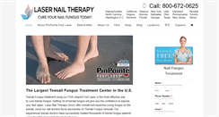 Desktop Screenshot of lasernailtherapy.com