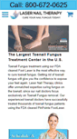 Mobile Screenshot of lasernailtherapy.com